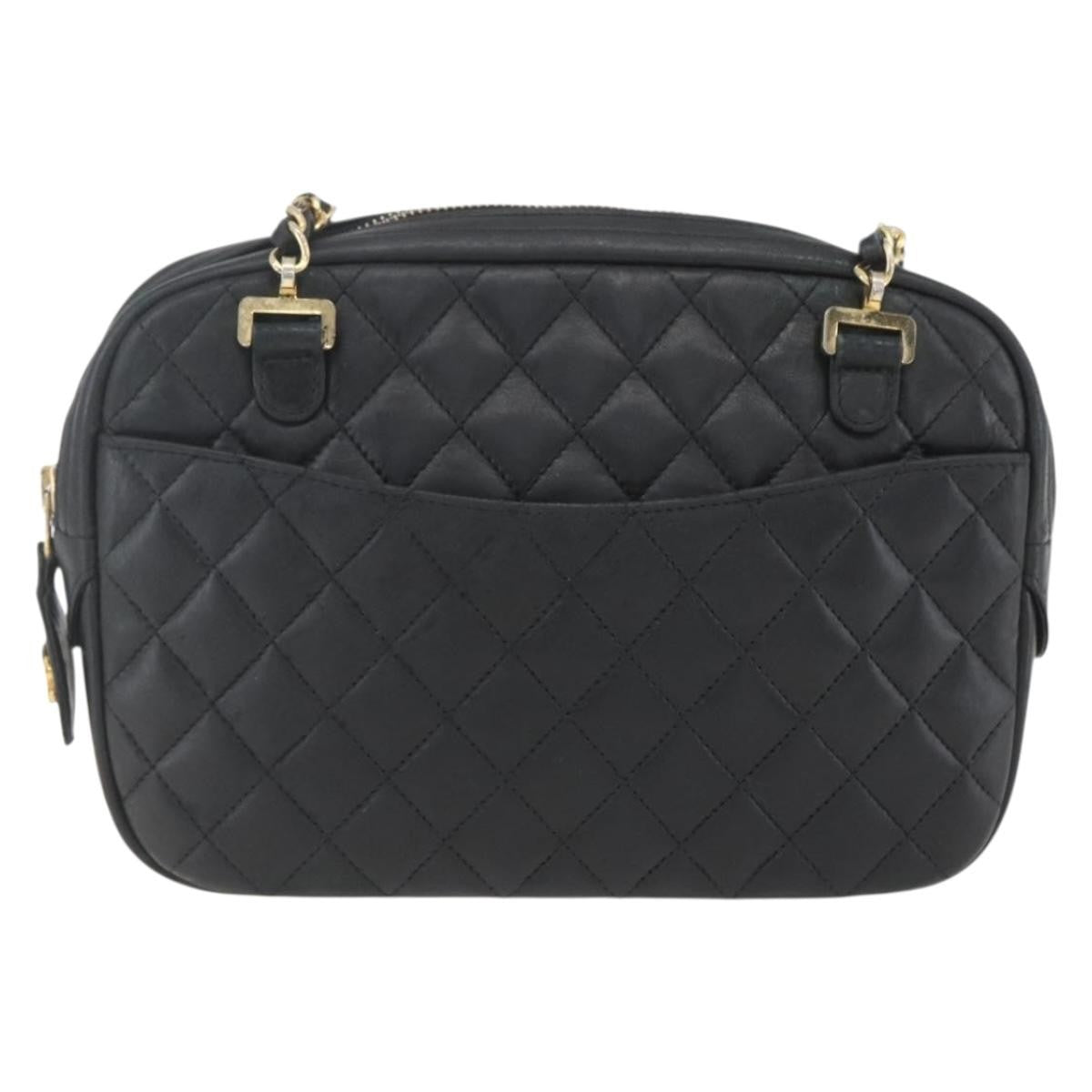 Chanel Vintage Camera Bag Quilted Leather