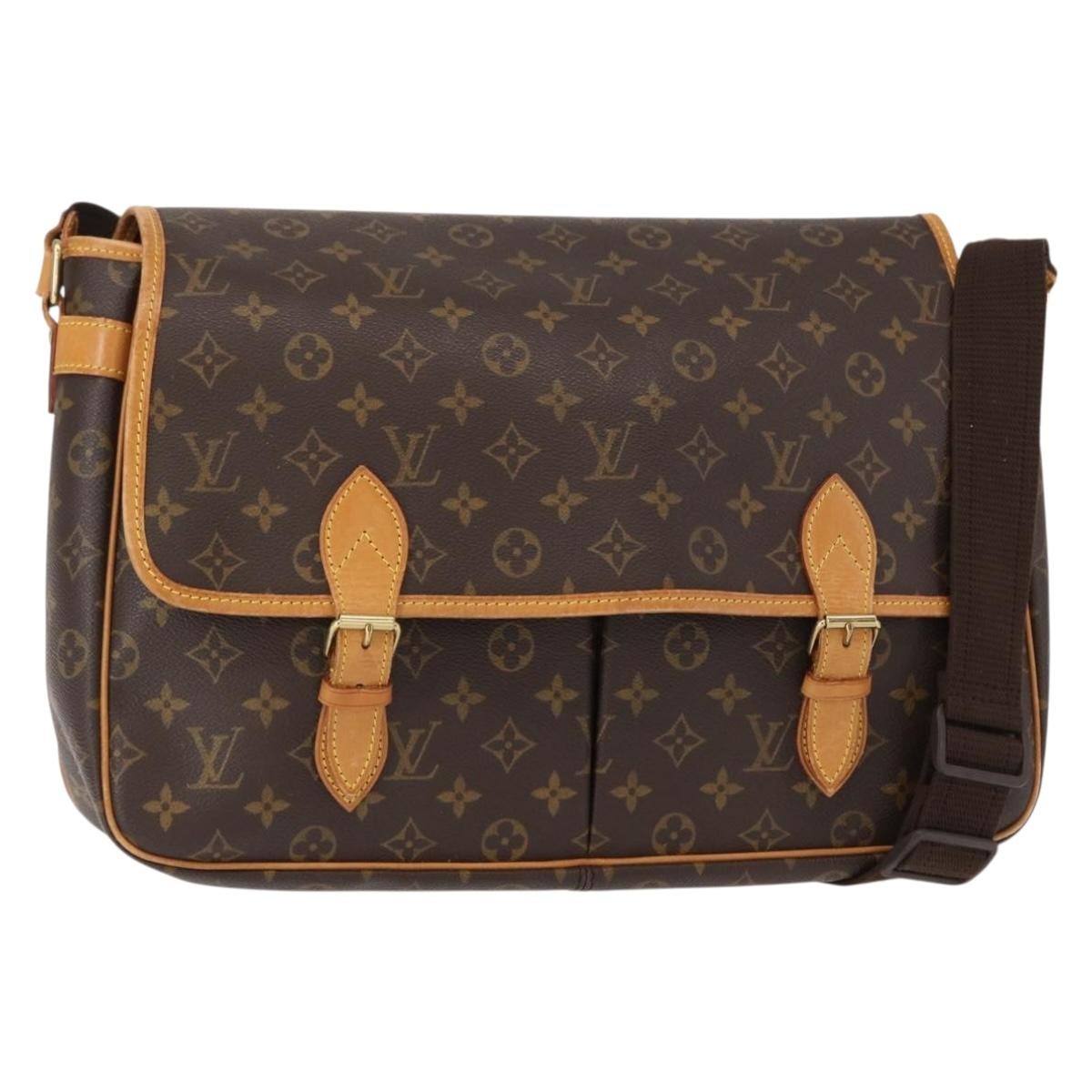 Louis Vuitton Sac Gibeciere Messenger Bag Monogram Canvas
