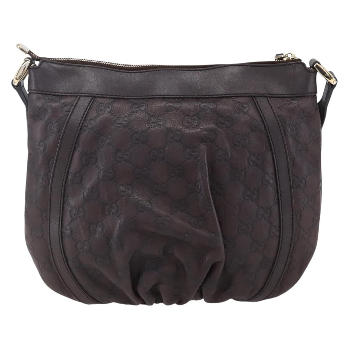 Gucci D Ring Messenger Bag Guccissima Leather