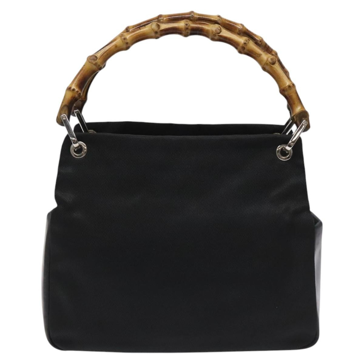 Gucci Bamboo Top Handle Tote Nylon
