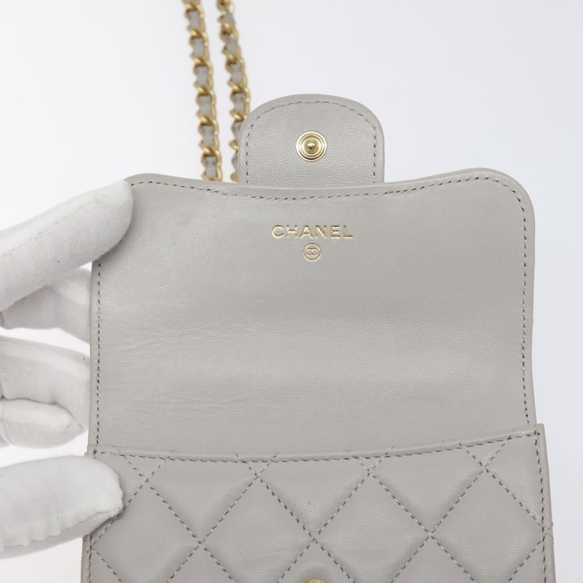 Chanel Vintage CC Flap Crossbody Bag Quilted Lambskin