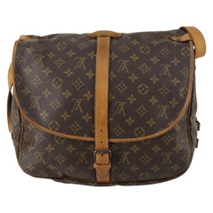 Louis Vuitton Saumur Handbag Monogram Canvas