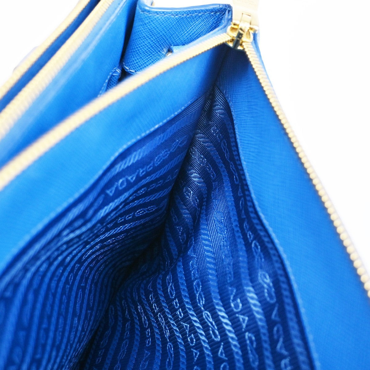 Prada Double Zip Tote Leather