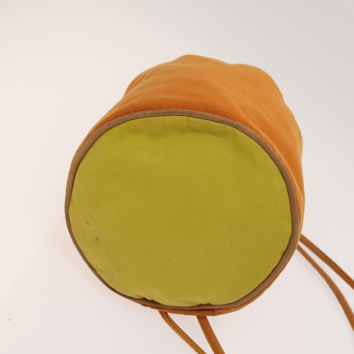 Hermes Polochon Mimile Drawstring Backpal Canvas