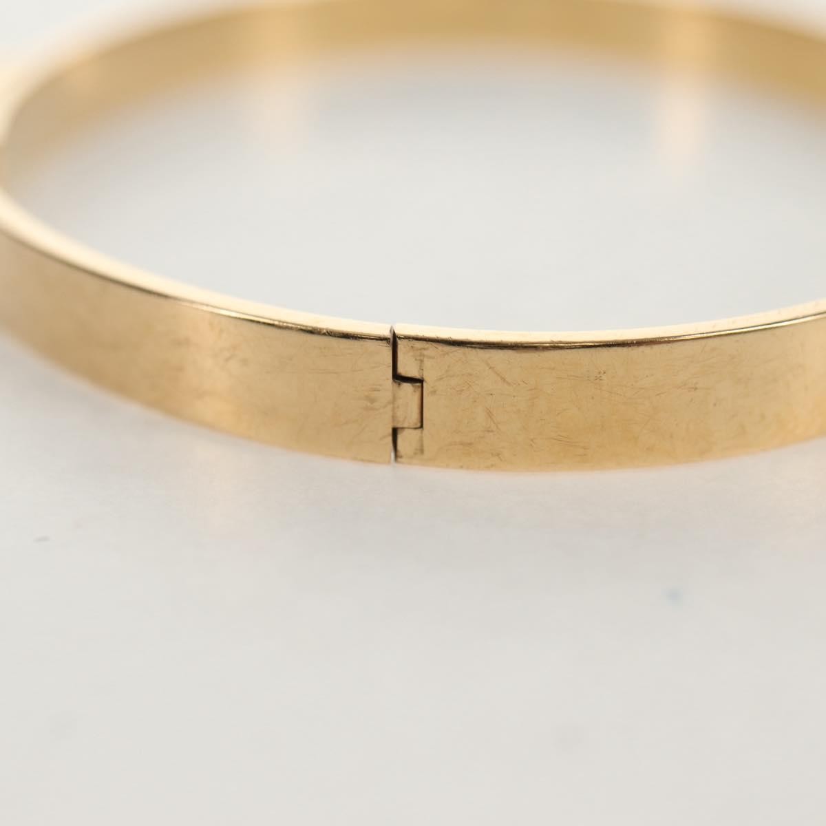 Hermes Kelly Bracelet 18K Yellow Gold and Pave Diamonds