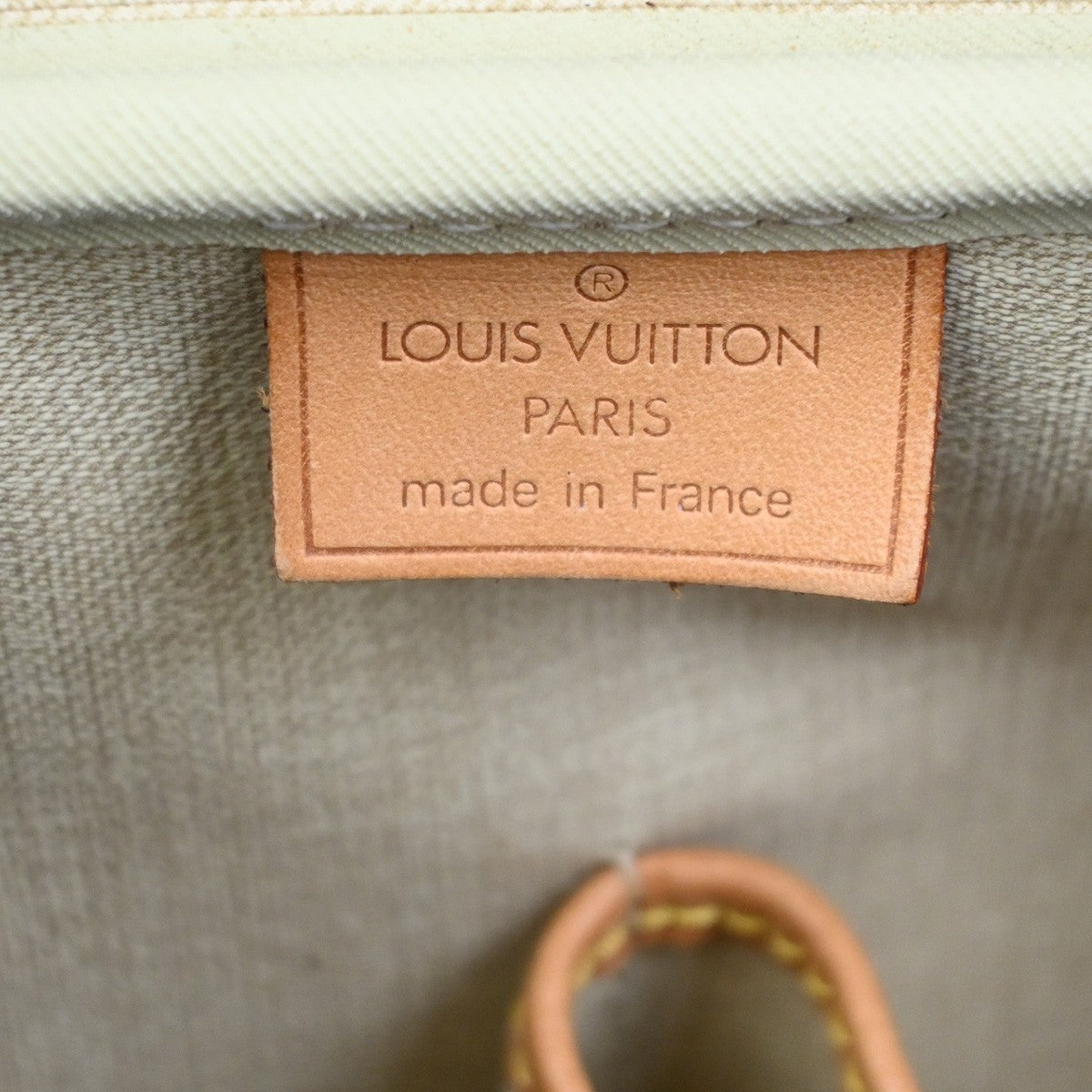 Louis Vuitton Deauville Handbag Monogram Canvas