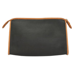 Christian Dior Vintage Zip Pochette Canvas and leather