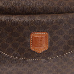 Celine Vintage Macadam Handbag Canvas and Leather