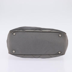 Chanel Biarritz Tote Quilted Coated Canvas