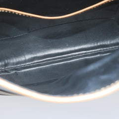 Celine Logo Triomphe Pouch Leather