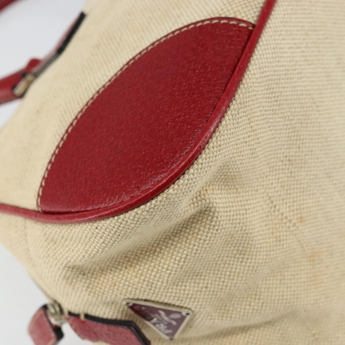 Prada Bowler Bag Canvas with Leather
