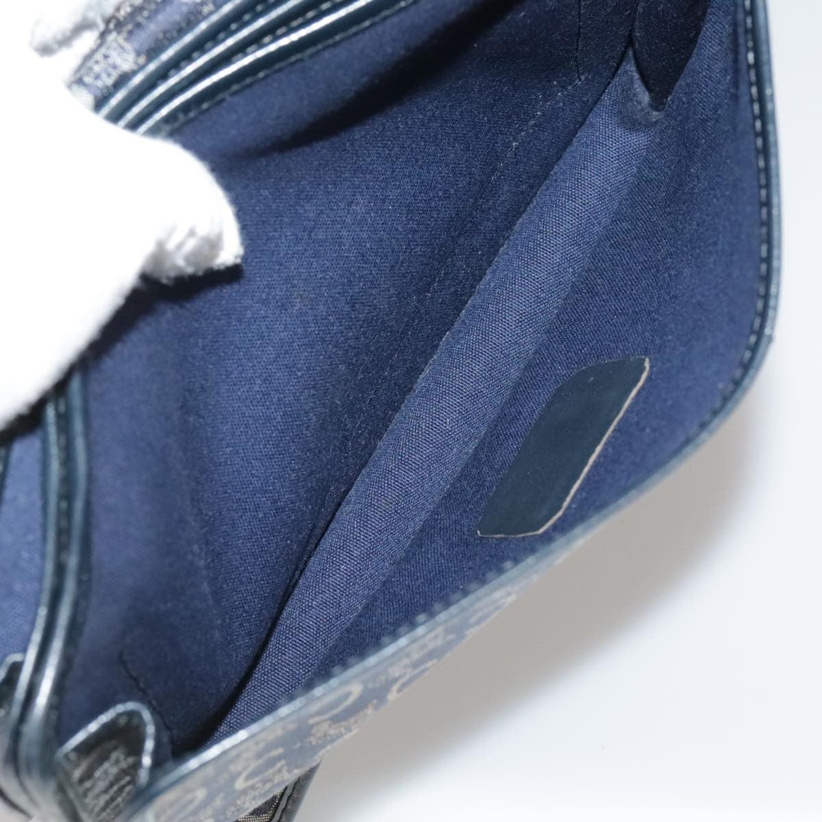 Celine C Sulky Handbag Canvas