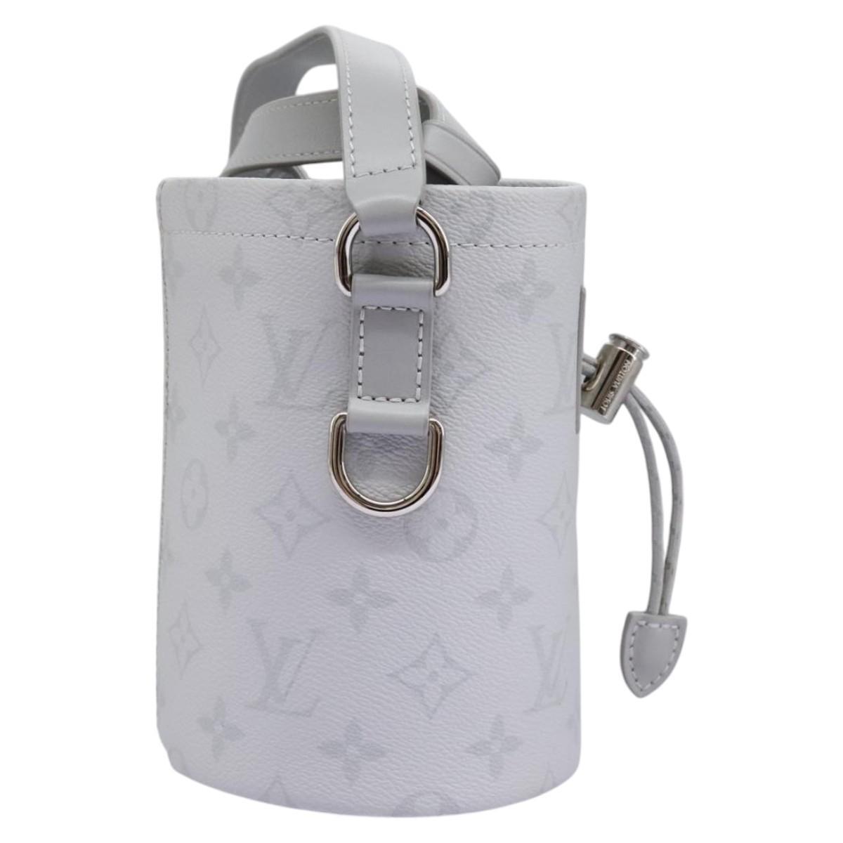 Louis Vuitton Chalk Nano Bag Limited Edition Logo Story Monogram Canvas