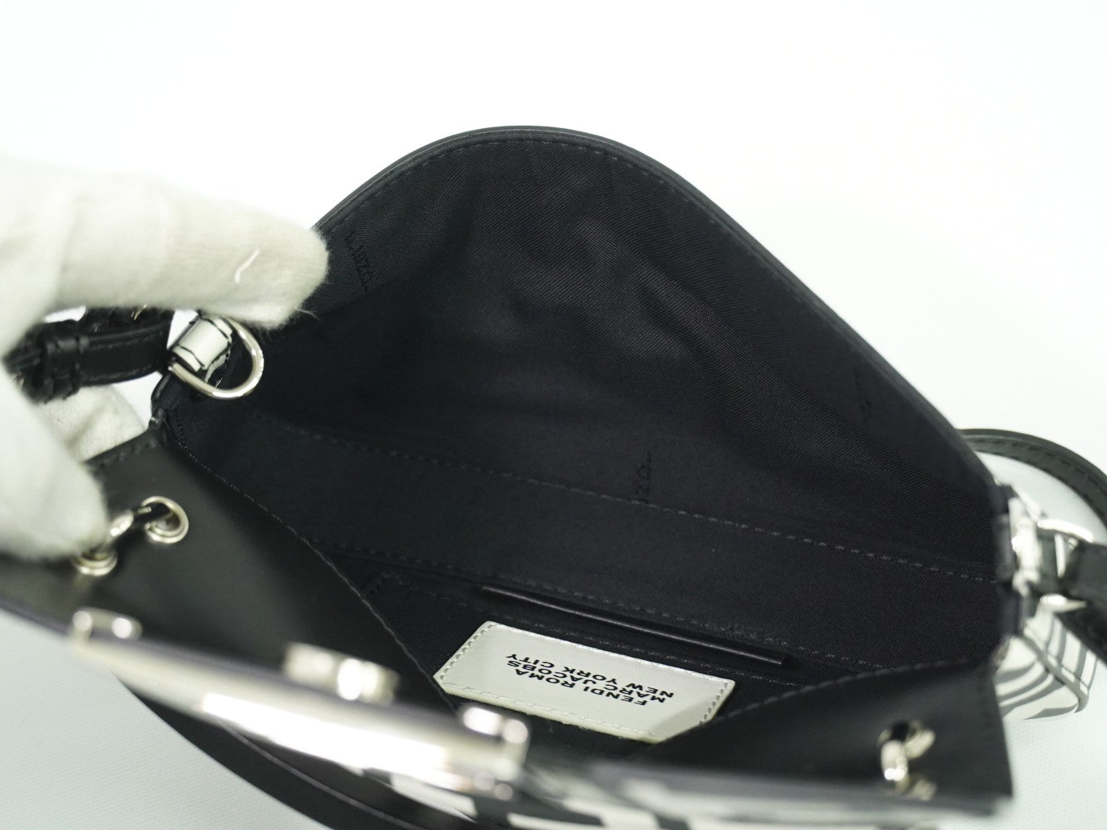 Fendi x Marc Jacobs Baguette NM Bag Printed Leather