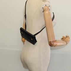 Hermes Pochette Green Waist Bag Leather