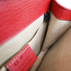 Gucci Interlocking Shoulder Bag Leather