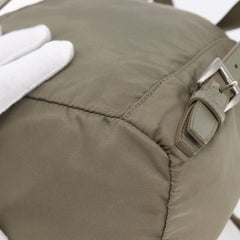 Prada Front Pocket Buckle Backpack Nylon