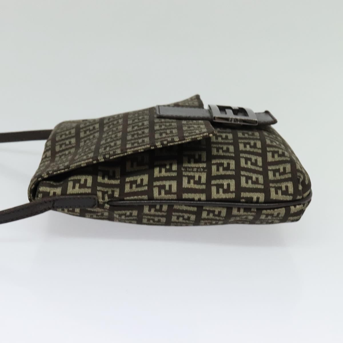 Fendi Mamma Baguette Shoulder Bag Canvas