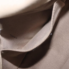 Fendi Logo Flap Shoulder Bag Canvas