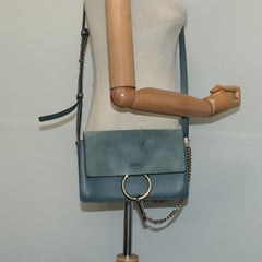 Chloe Faye Shoulder Bag Leather and Suede