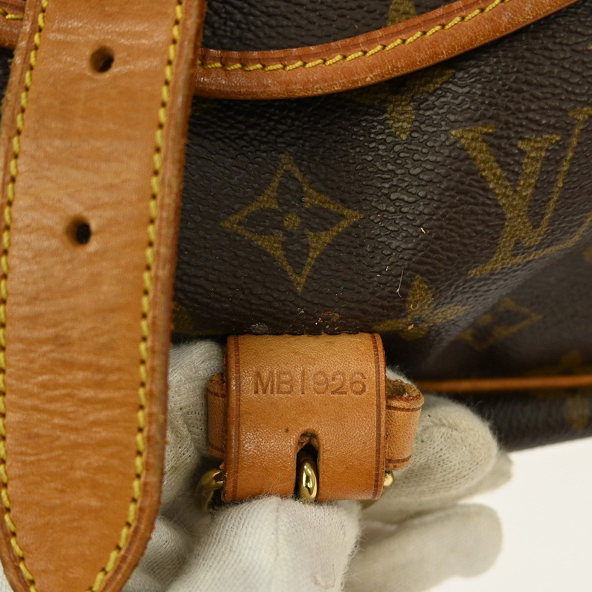 Louis Vuitton Saumur Handbag Monogram Canvas