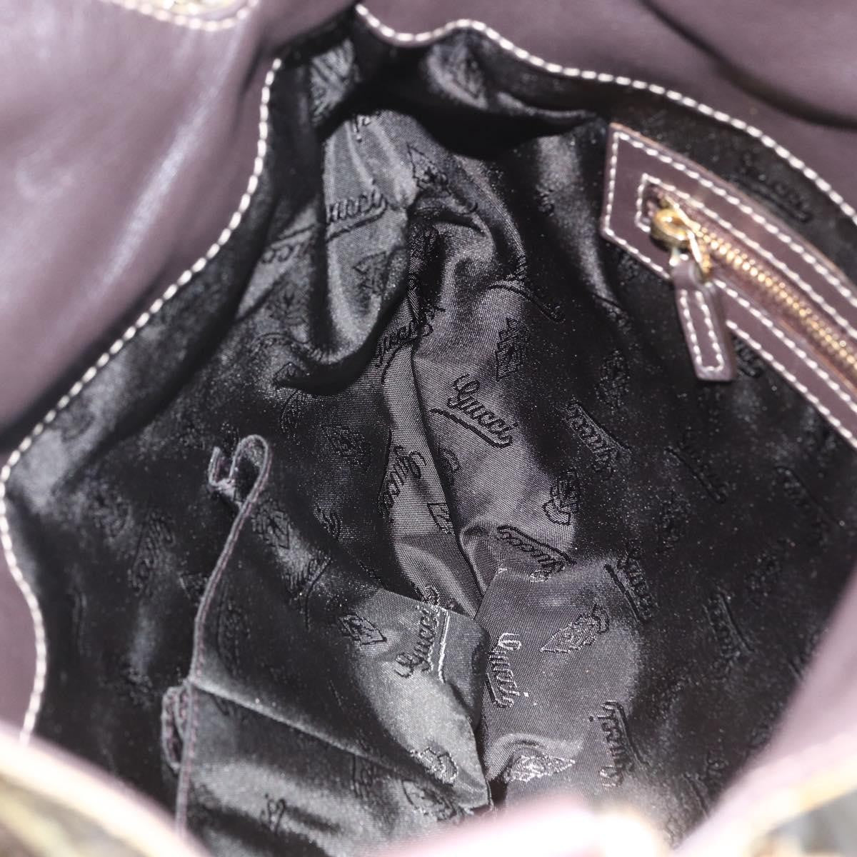 Gucci Hysteria Convertible Top Handle Bag GG Coated Canvas