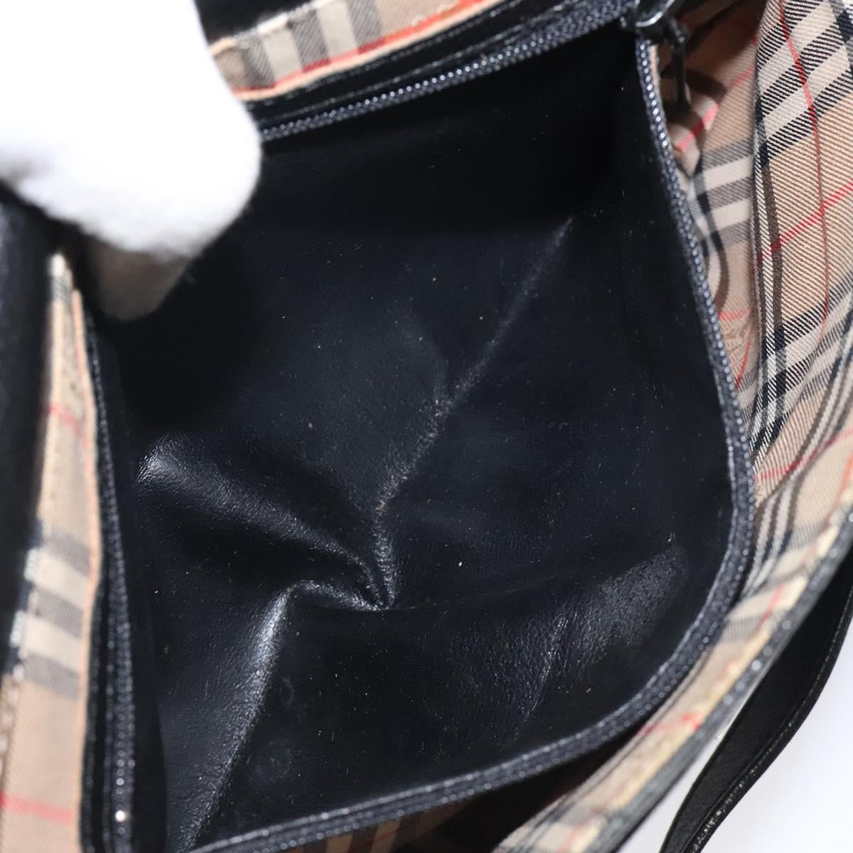 Burberry Flap Shoulder Bag Leather