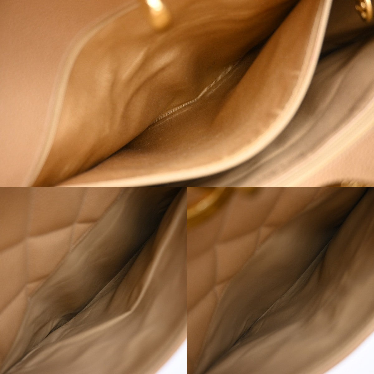 Chanel Vintage CC Lock Pocket Tote Quilted Caviar