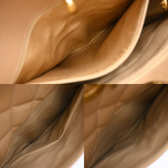 Chanel Vintage CC Lock Pocket Tote Quilted Caviar