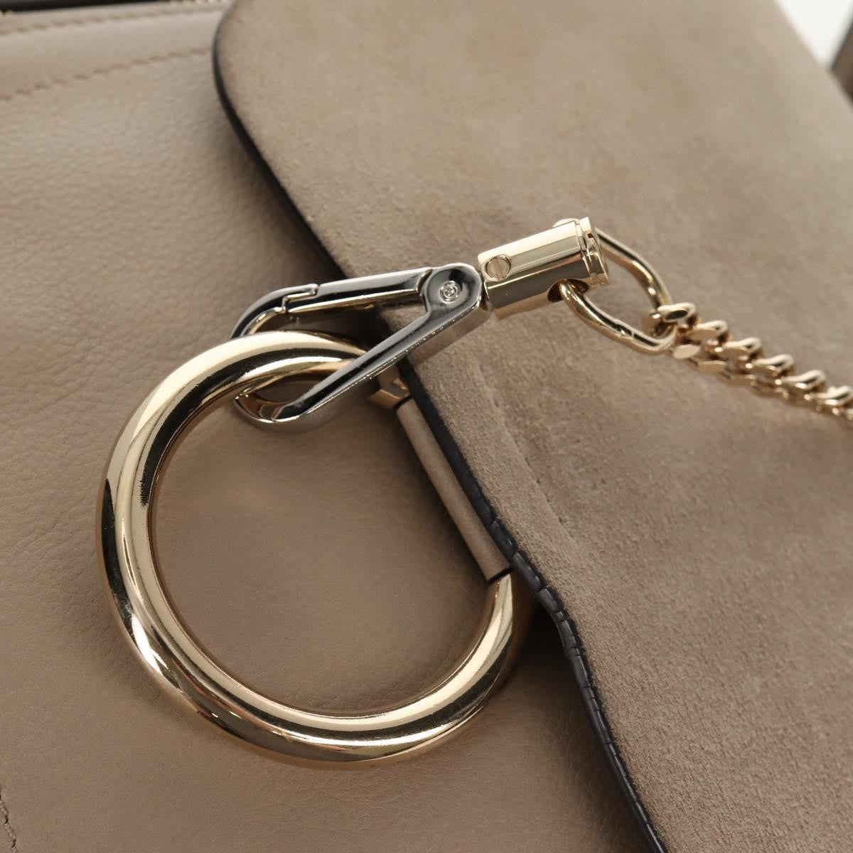 Chloe Faye Backpack Leather and Suede