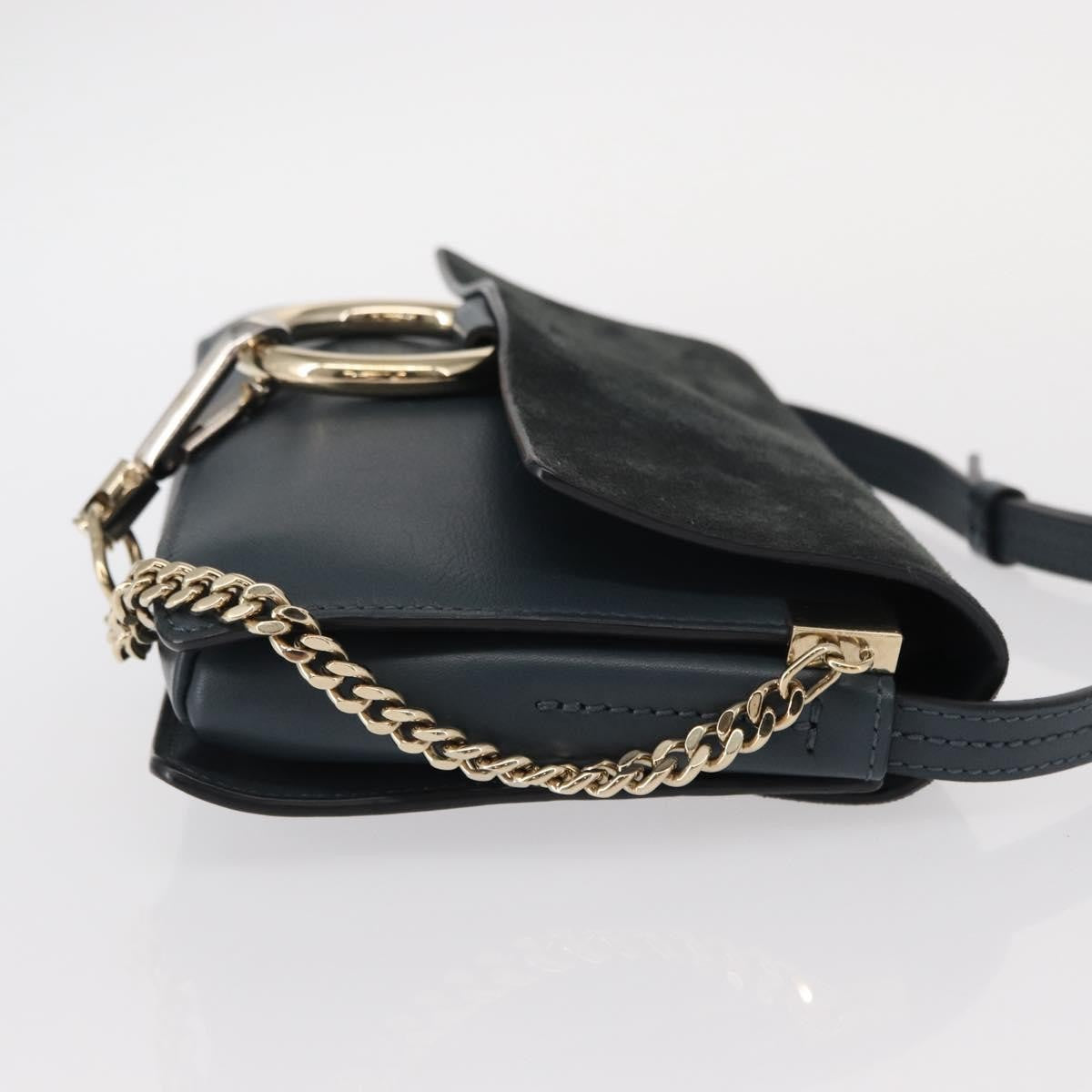 Chloe Faye Shoulder Bag Leather and Suede