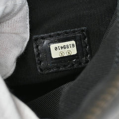 Chanel Surpique Zip Around Satchel Quilted Leather