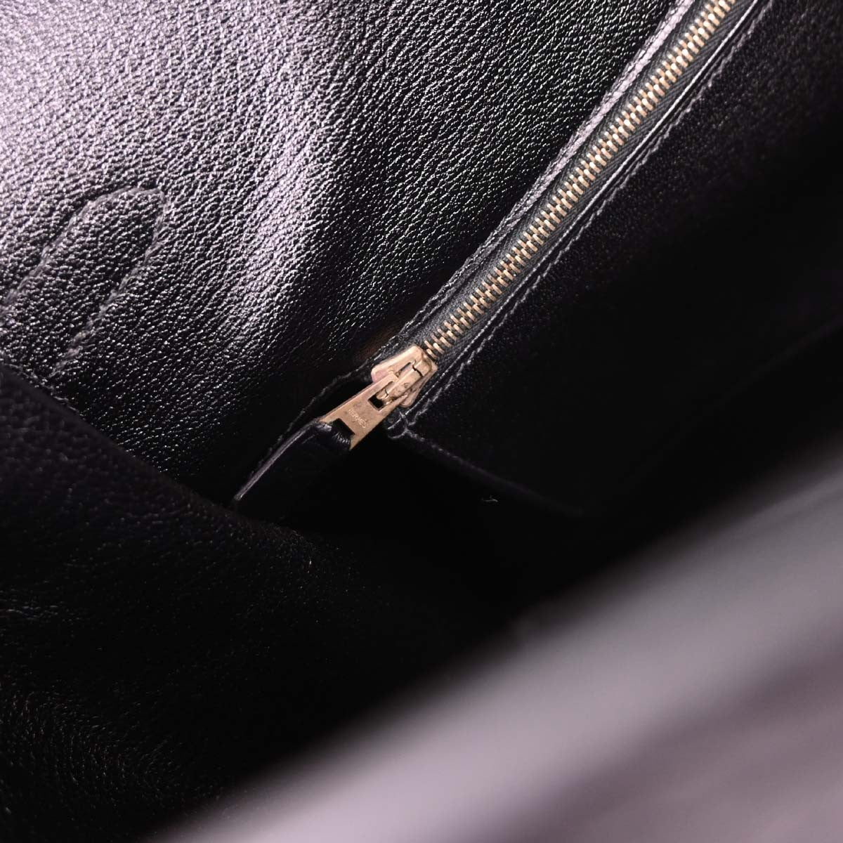 Hermes Birkin Handbag Black Ardennes with Gold Hardware