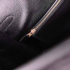 Hermes Birkin Handbag Black Ardennes with Gold Hardware