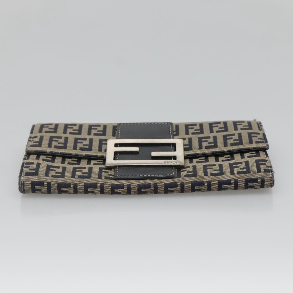 Fendi FF Continental Wallet Canvas