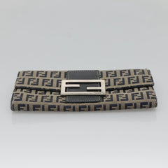Fendi FF Continental Wallet Canvas