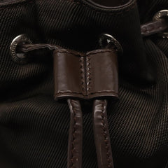 Gucci Vintage Bamboo Sling Backpack Nylon