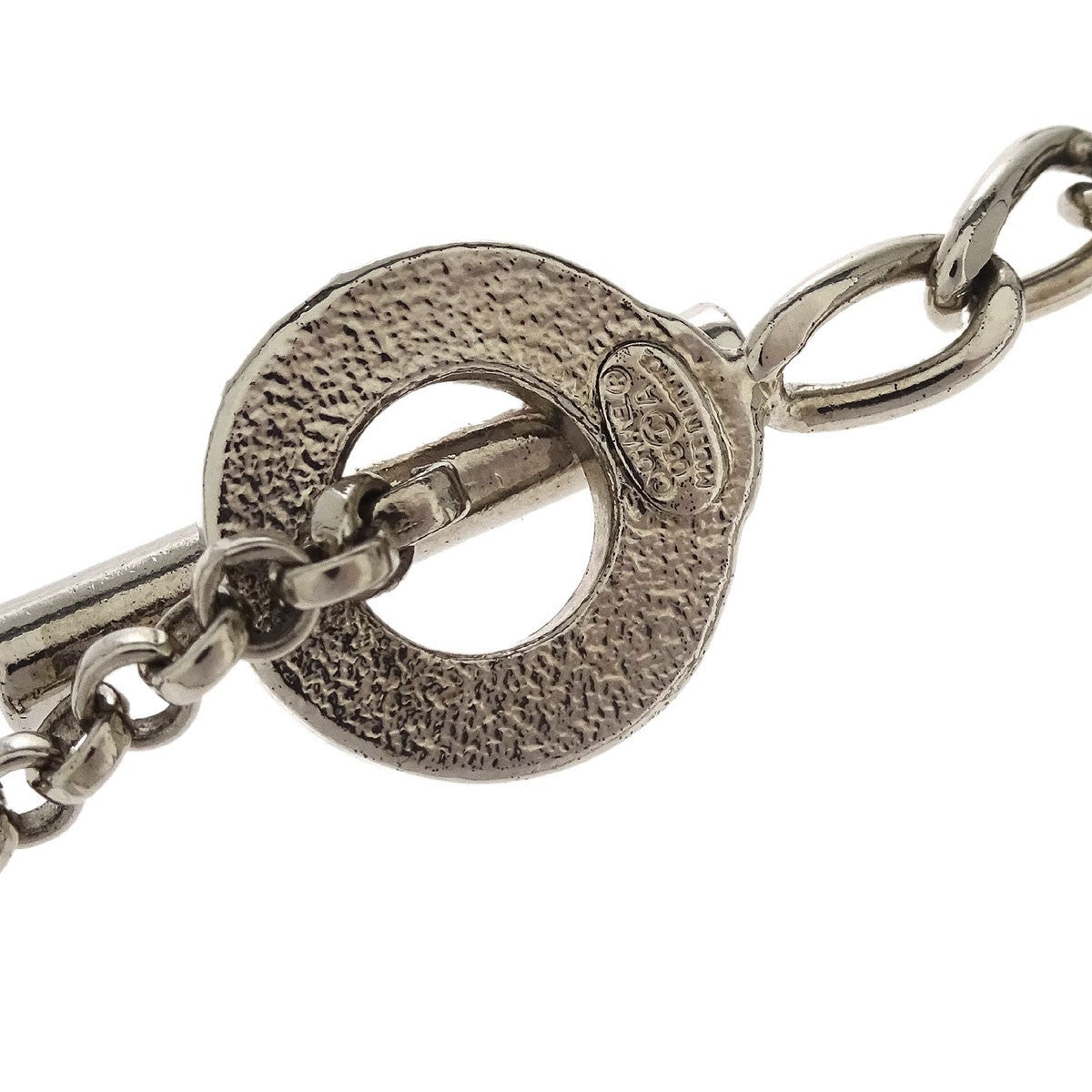 Chanel CC Pendant Necklace Metal