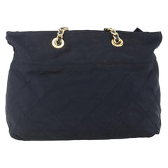 Prada Chain Zip Tote Quilted Tessuto