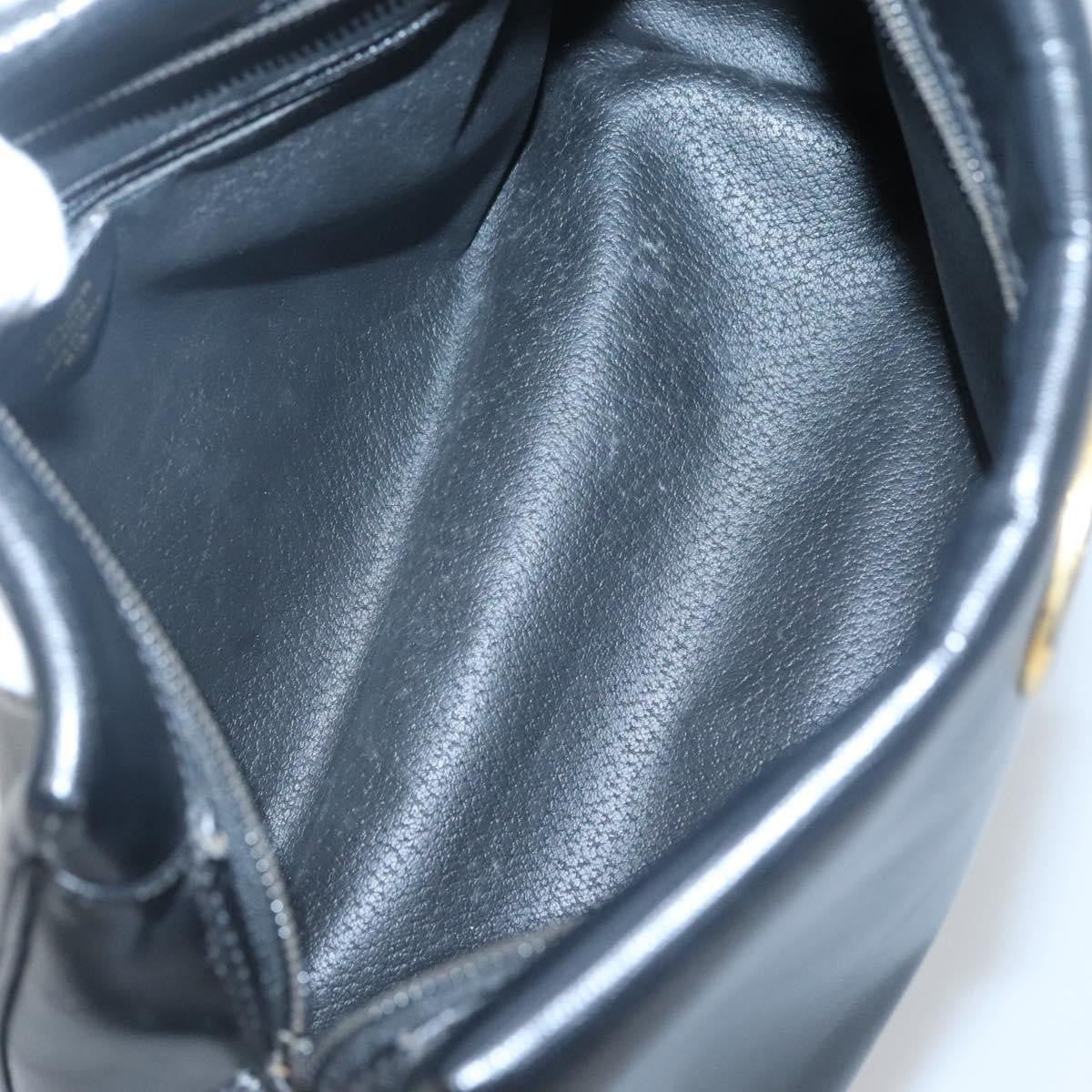 Celine Circle Logo Handbag Leather