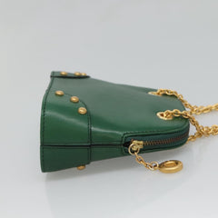 Celine Chain Shoulder Bag Leather
