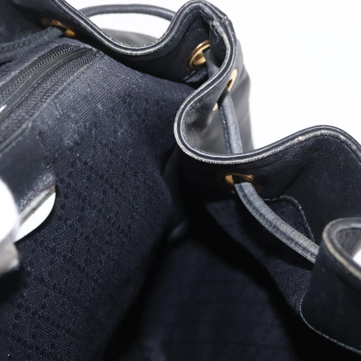 Gucci Vintage Bamboo Backpack Leather