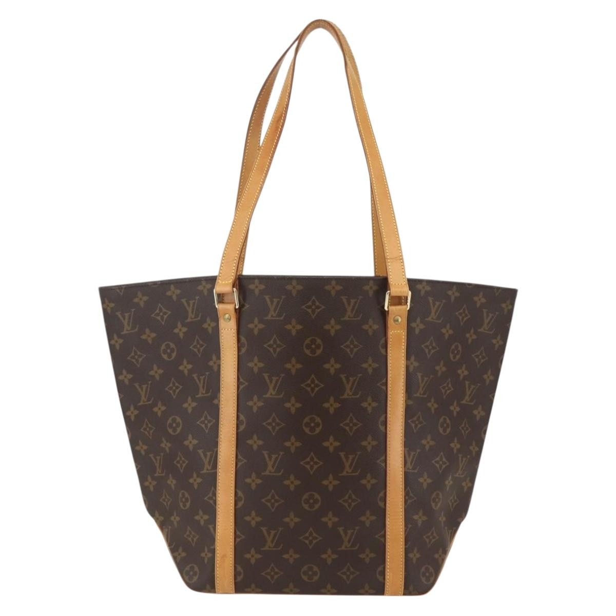 Louis Vuitton Shopping Sac Handbag Monogram Canvas
