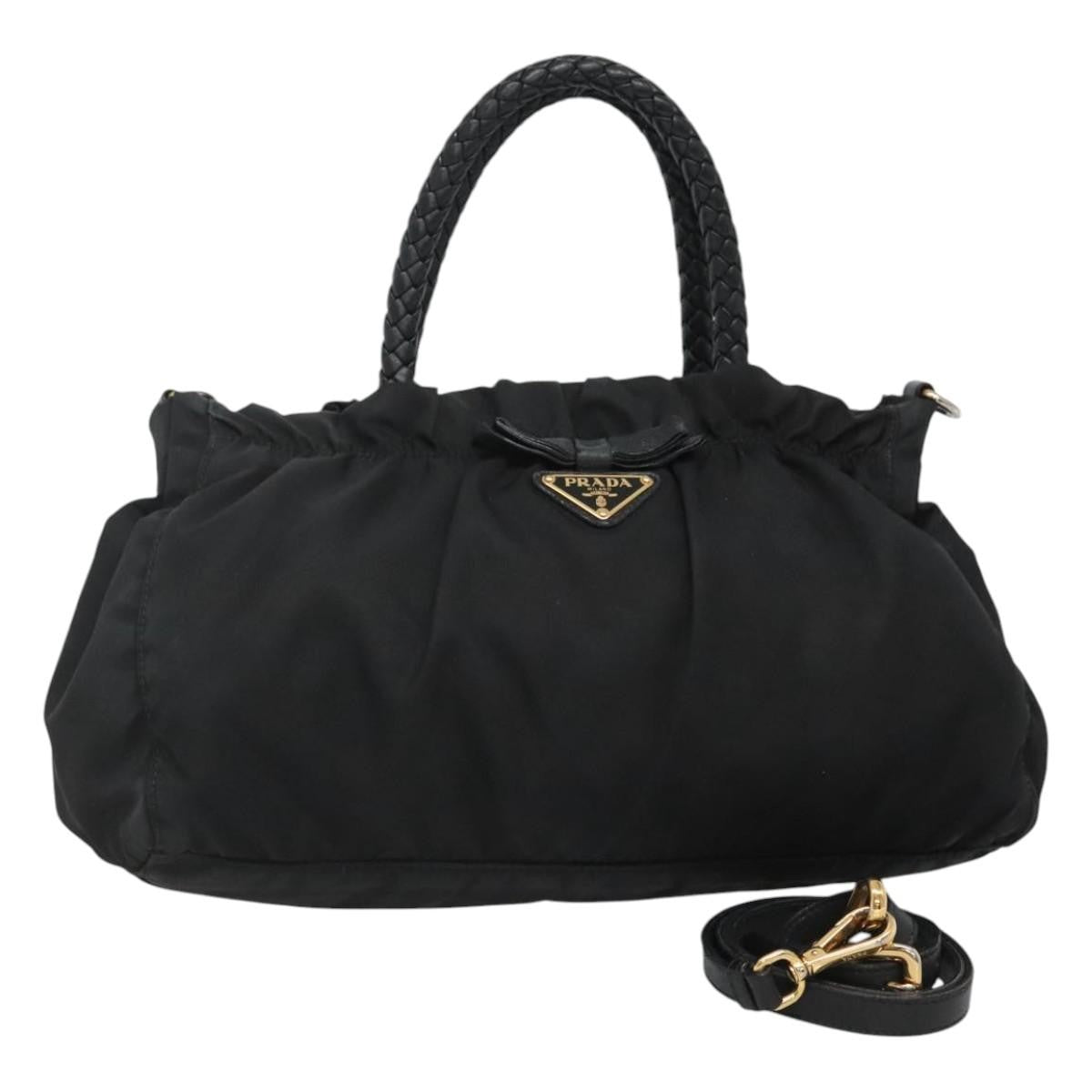 Prada Bow Convertible Tote Tessuto