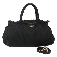 Prada Bow Convertible Tote Tessuto