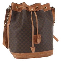 Celine Vintage Shoulder Bag Canvas