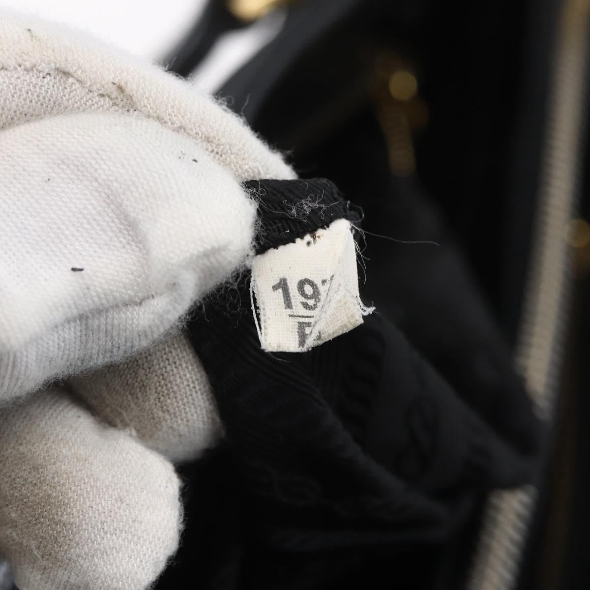 Prada Convertible Top Handle Tote Tessuto with Vernice Saffiano Leather