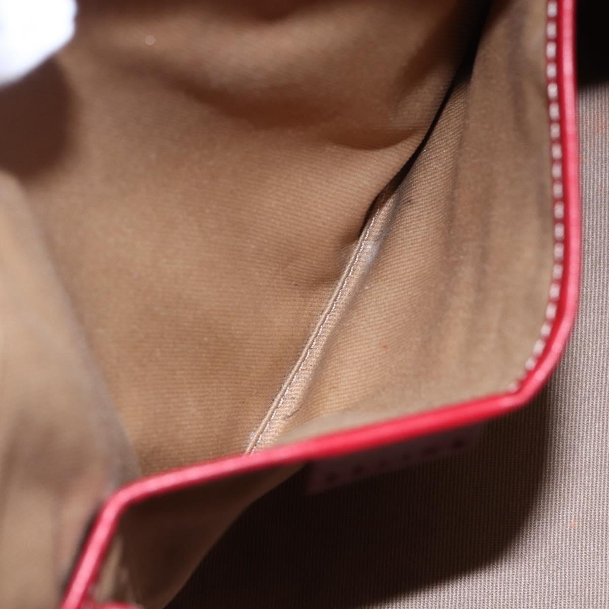 Celine Vintage Macadam Handbag Canvas and Leather