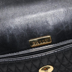 Bally Vintage Handbag Quilted Leather