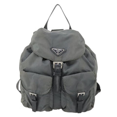 Prada Double Front Pocket Backpack Tessuto